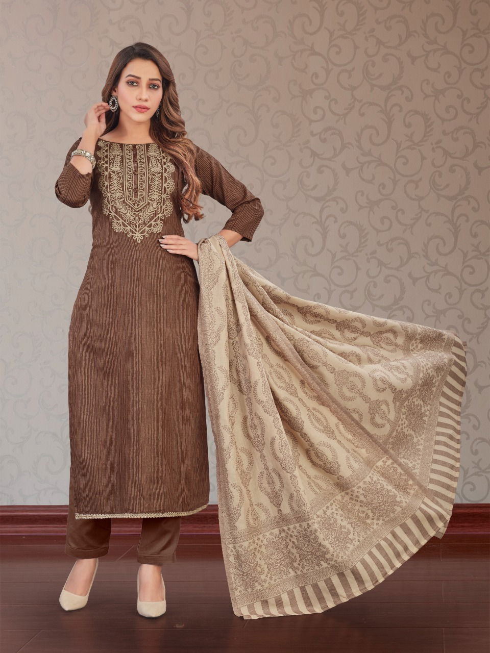 Bipson Kavya 1793 Fancy Designer Readymade Cotton Satin Suit Catalog